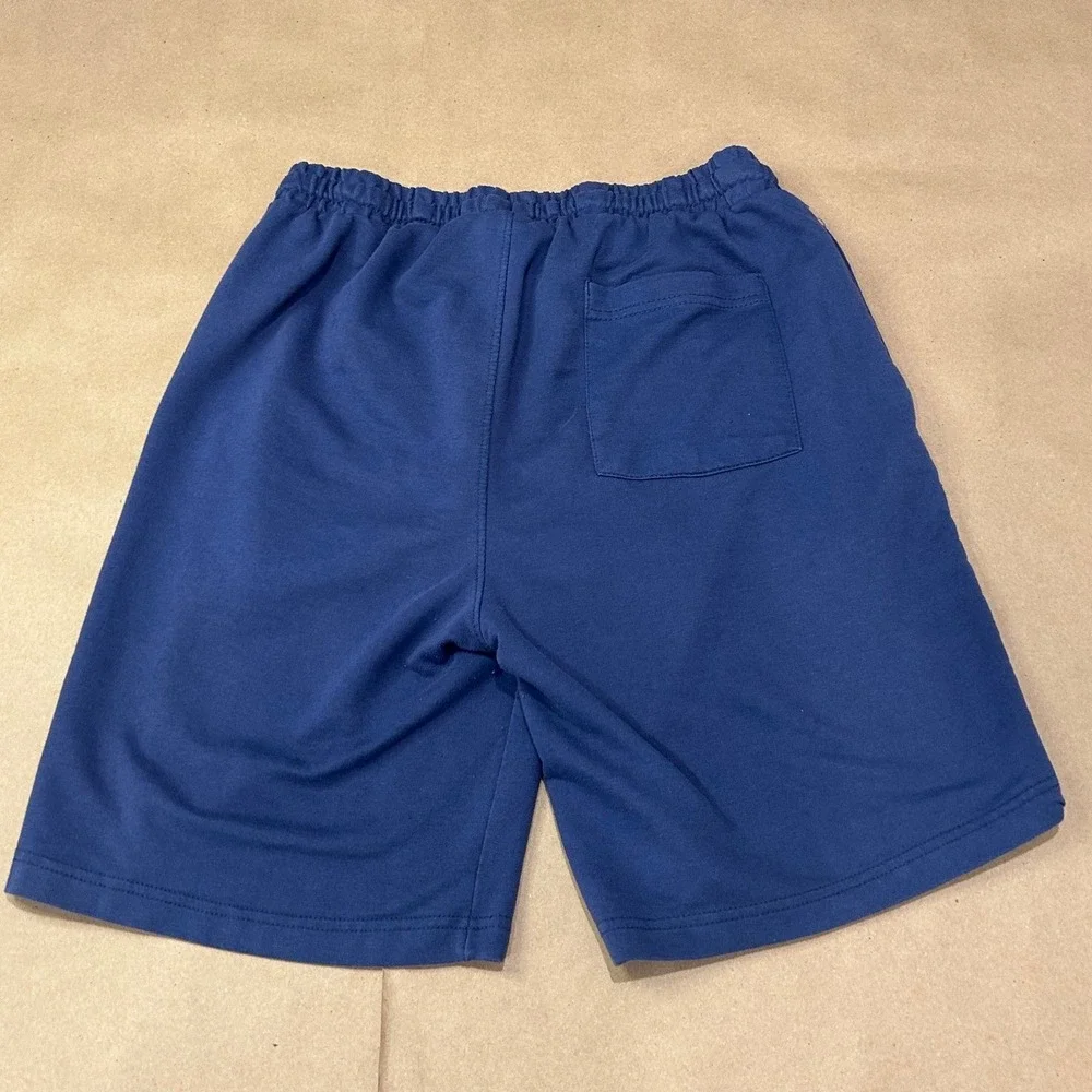 Hurley Blue Graphic Sweat Shorts Mens Large